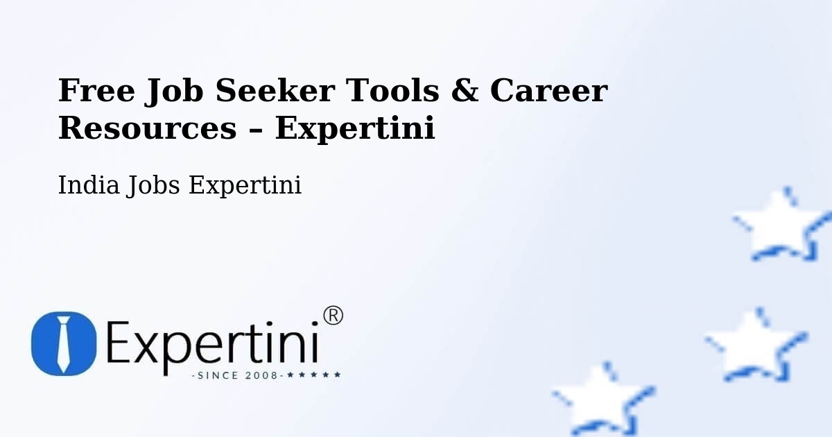 Free Job Seeker Tools & Career Resources – Pithapuram - Pithapuram, India Jobs Expertini