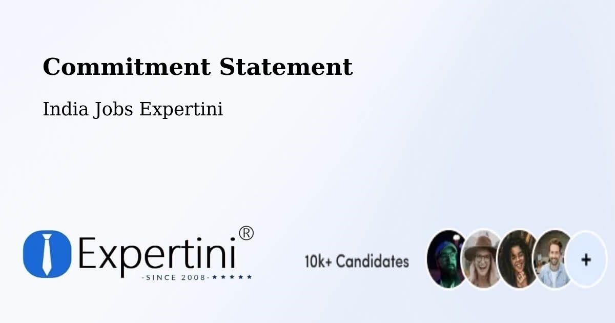 Corporate Commitment – Pithapuram - India Jobs Expertini