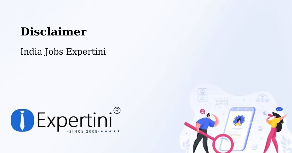 Disclaimer – Pithapuram - India Jobs Expertini
